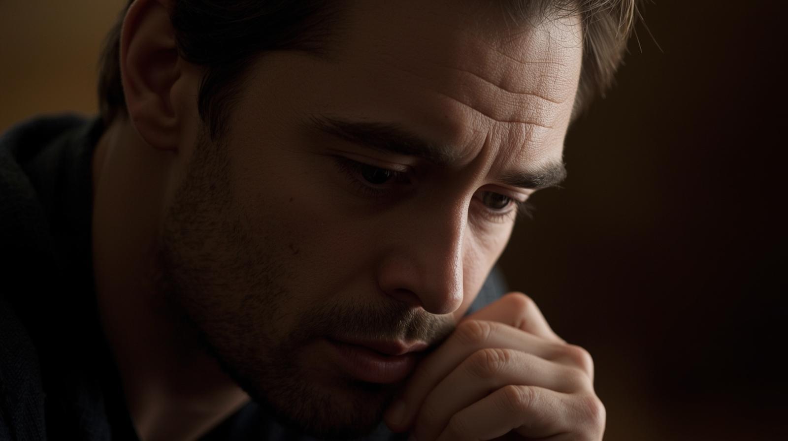 Man over 45 thinking